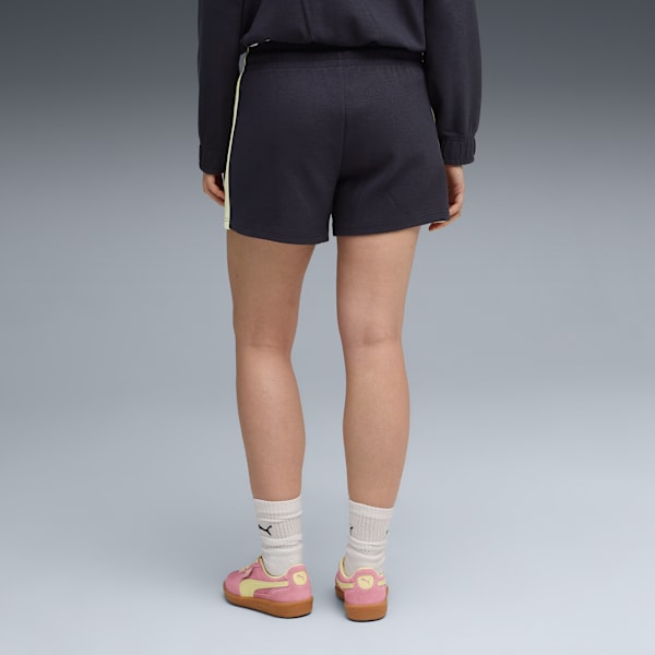 T7 Pintuck 4" Shorts Women, New Navy, large-ZAF