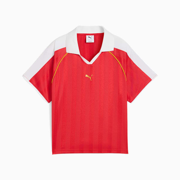 T7 Relaxed Football Jersey Women, For All Time Red, large-ZAF