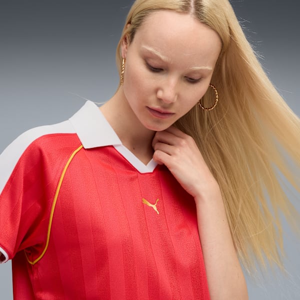 T7 Relaxed Football Jersey Women, For All Time Red, large-ZAF