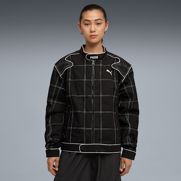 FUTURE.PUMA.ARCHIVE Racer Jacket Unisex, PUMA Black, large-ZAF