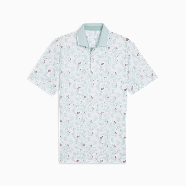 MATTR Humming Golf Polo Men, White Glow, large-ZAF