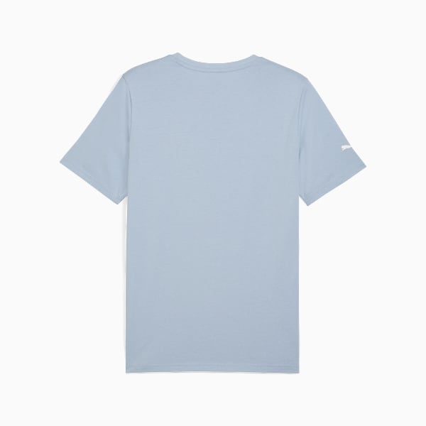 BMW M Motorsport Essentials Logo Tee Men, Blue Wash, large-ZAF