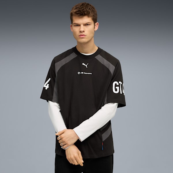 BMW M Motorsport Lifestyle Tee Men, PUMA Black, large-ZAF