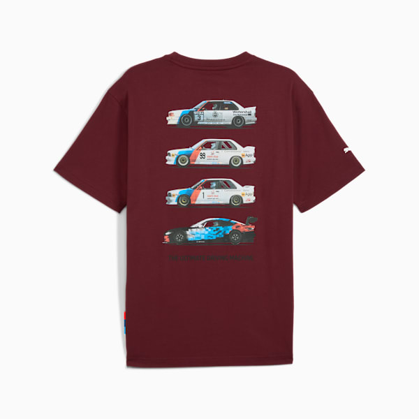 BMW M Motorsport Car Graphic Tee Men, Ruby Shimmer, large-ZAF