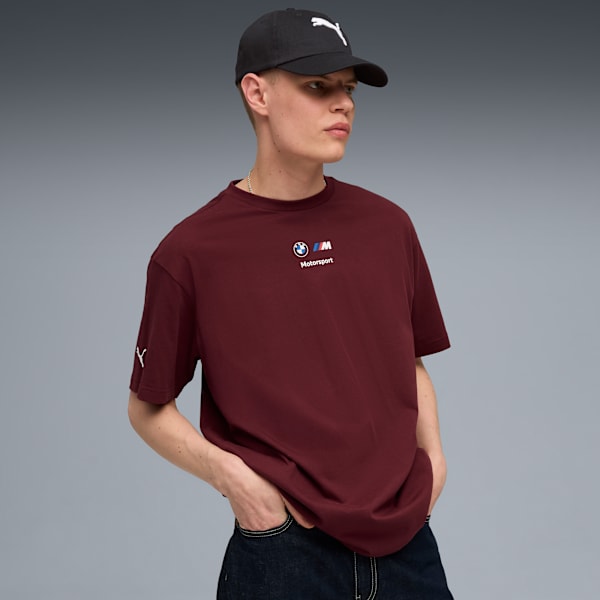 BMW M Motorsport Car Graphic Tee Men, Ruby Shimmer, large-ZAF