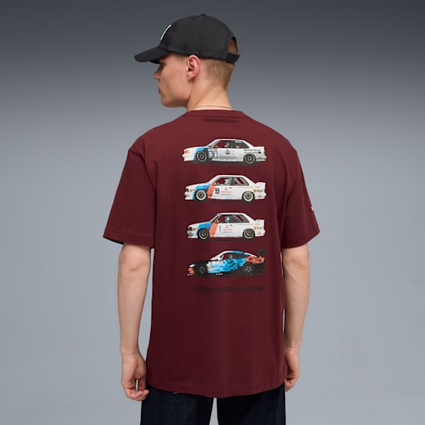 BMW M Motorsport Car Graphic Tee Men, Ruby Shimmer, large-ZAF