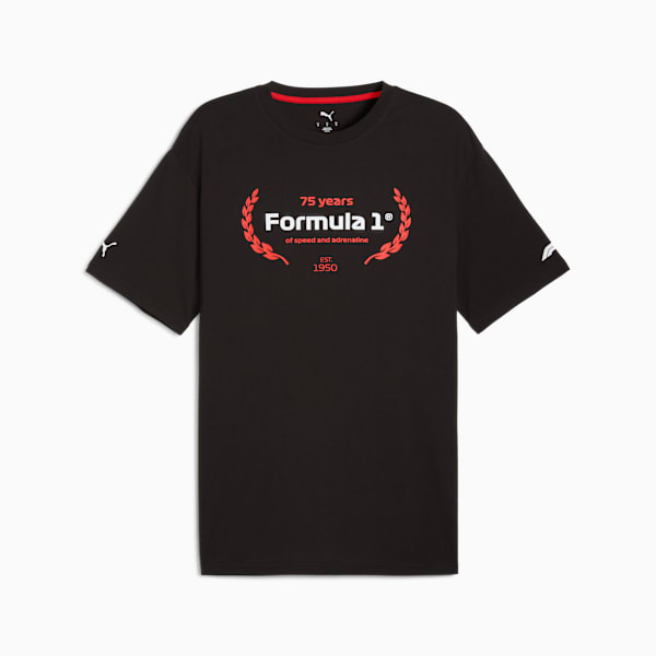 F1® Essentials Graphic Tee Men, PUMA Black, large-ZAF