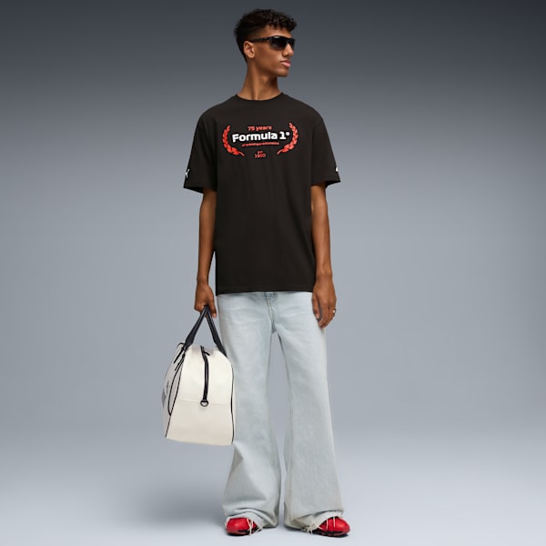 F1® Essentials Graphic Tee Men, PUMA Black, large-ZAF