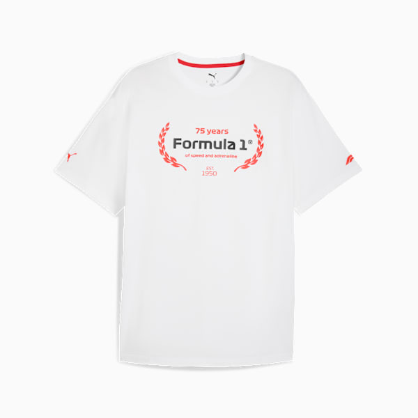 F1® Essentials Graphic Tee Men, PUMA White, large-ZAF