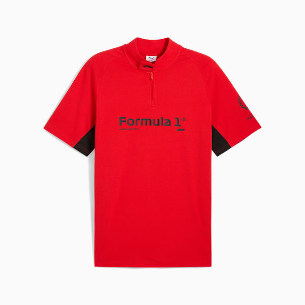 F1® 75yrs Regular Polo Men, Pop Red, large-ZAF