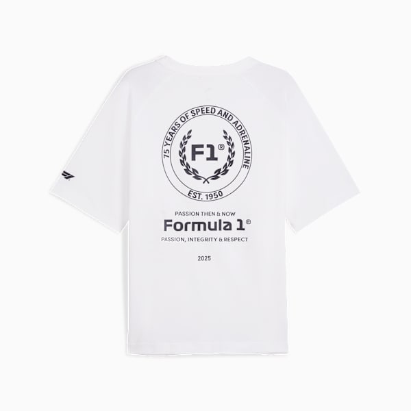 F1® 75yrs Relaxed Tee Men, PUMA White, large-ZAF