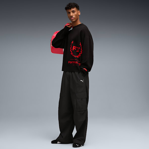 F1® 75 Yrs Knitted Crew Neck Men, PUMA Black, large-ZAF