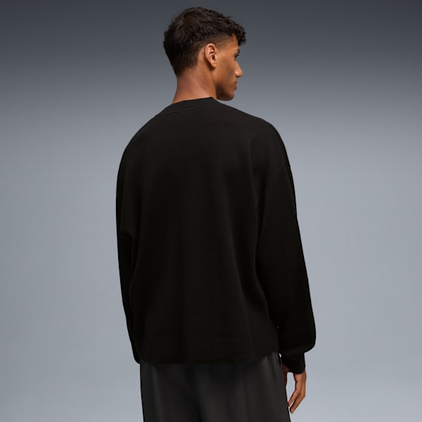 F1® 75 Yrs Knitted Crew Neck Men, PUMA Black, large-ZAF