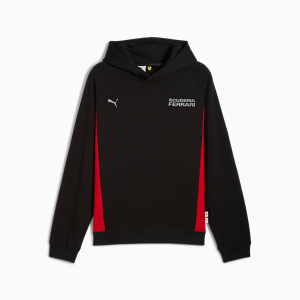 Scuderia Ferrari Lifestyle Hoodie Men, PUMA Black, large-ZAF
