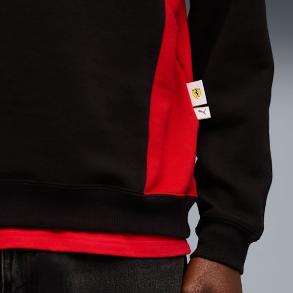 Scuderia Ferrari Lifestyle Hoodie Men, PUMA Black, large-ZAF