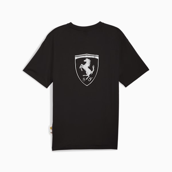 Scuderia Ferrari Lifestyle Tee Men, PUMA Black, large-ZAF