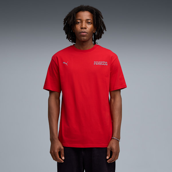 Scuderia Ferrari Lifestyle Tee Men, Rosso Corsa, large-ZAF