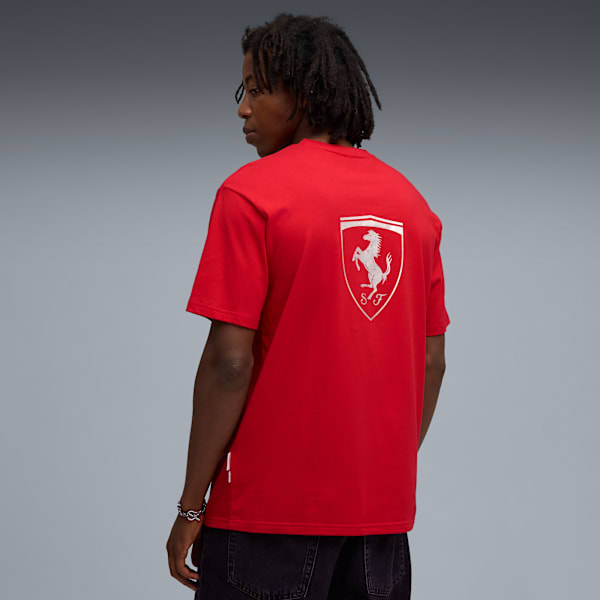 Scuderia Ferrari Lifestyle Tee Men, Rosso Corsa, large-ZAF