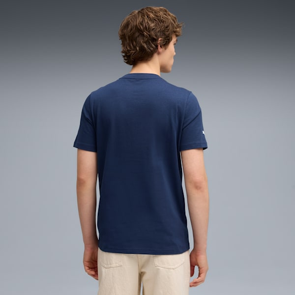 Scuderia Ferrari Sportswear Coloured Shield Tee Men, Persian Blue, large-ZAF