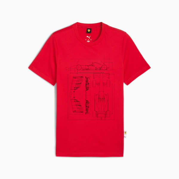 Scuderia Ferrari Sportswear Graphic Tee Men, Rosso Corsa, large-ZAF