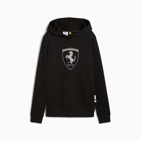 Scuderia Ferrari Sportswear Hoodie Women, PUMA Black, large-ZAF
