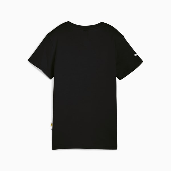 Scuderia Ferrari Sportswear Tonal Shield Tee Women, PUMA Black, large-ZAF