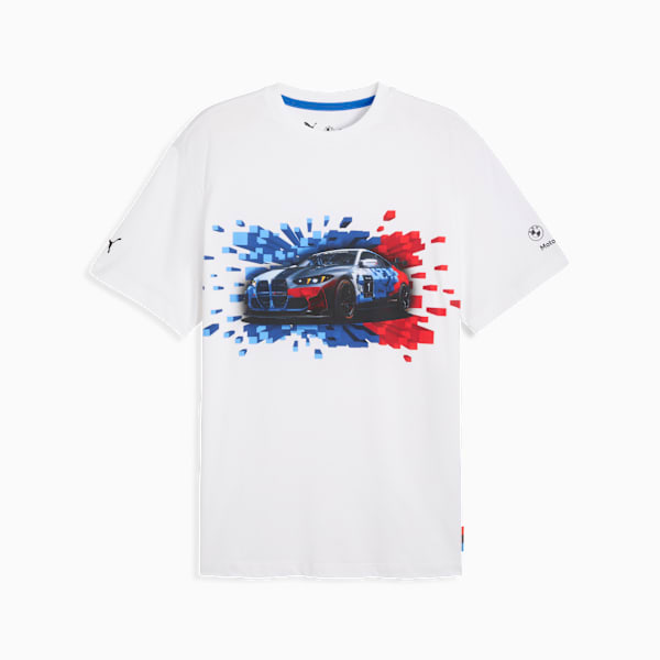 BMW M Motorsport Graphic Mono Tee Men, PUMA White, large-ZAF
