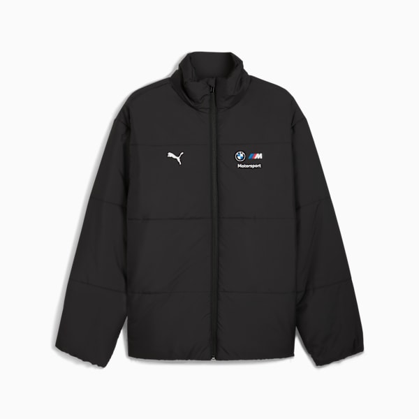BMW M Motorsport Essentials Puffer Jacket Men, PUMA Black, large-ZAF