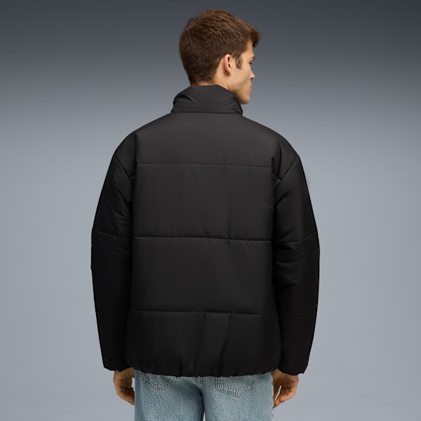 BMW M Motorsport Essentials Puffer Jacket Men, PUMA Black, large-ZAF
