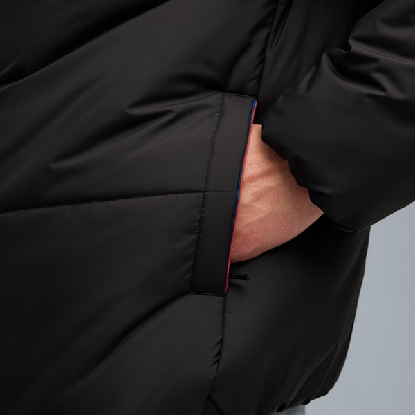 BMW M Motorsport Essentials Puffer Jacket Men, PUMA Black, large-ZAF