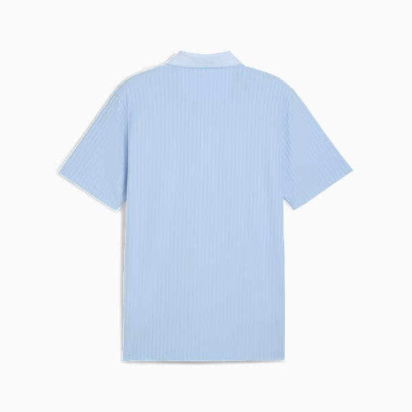 MATTR Stripe Jacquard Golf Polo Men, Haute Tropic, large-ZAF