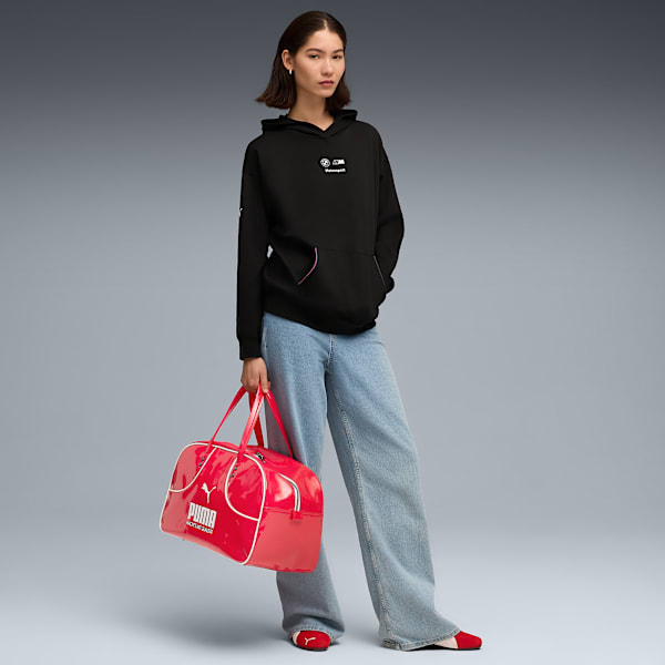 BMW M Motorsport Essentials Hoodie Women, PUMA Black, large-ZAF