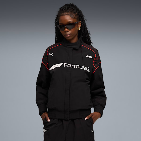 F1® Lifestyle Racing Jacket Women, PUMA Black, large-ZAF