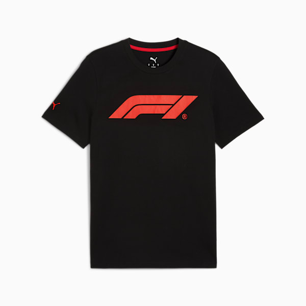 F1® Essentials Logo Tee Men, PUMA Black, large-ZAF