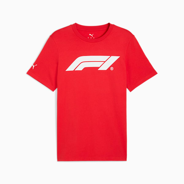 F1 Essentials Logo Tee Men, Pop Red, large-MEX