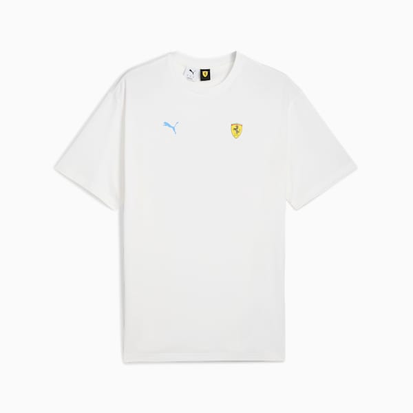 Scuderia Ferrari Miami Graphic Tee Men, PUMA White, large-ZAF