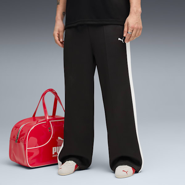 T7 Wide Track Pants Men, PUMA Black, large-ZAF