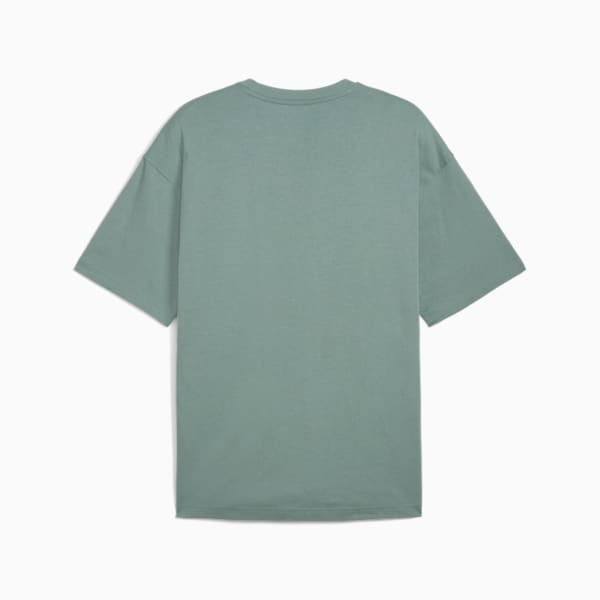 Wardrobe Essentials Oversized Tee Men, Green Moon, large-ZAF