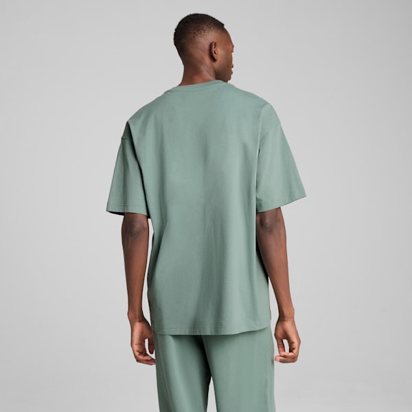 Wardrobe Essentials Oversized Tee Men, Green Moon, large-ZAF