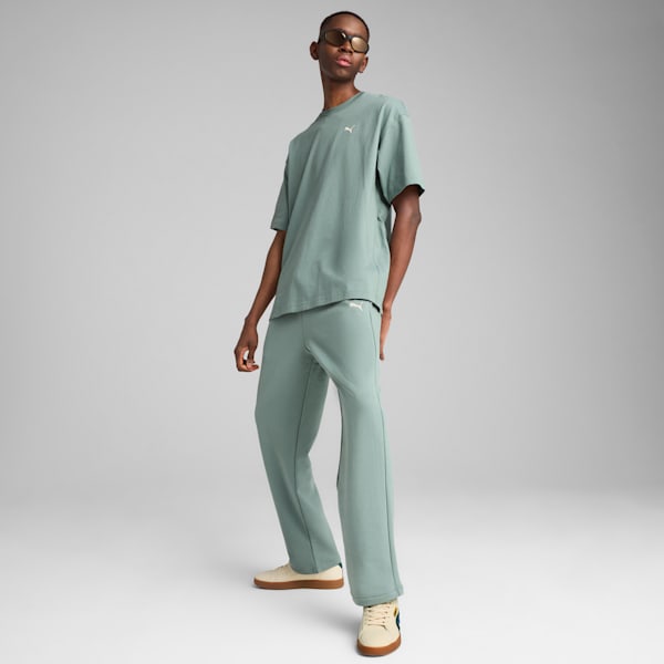 Wardrobe Essentials Oversized Tee Men, Green Moon, large-ZAF