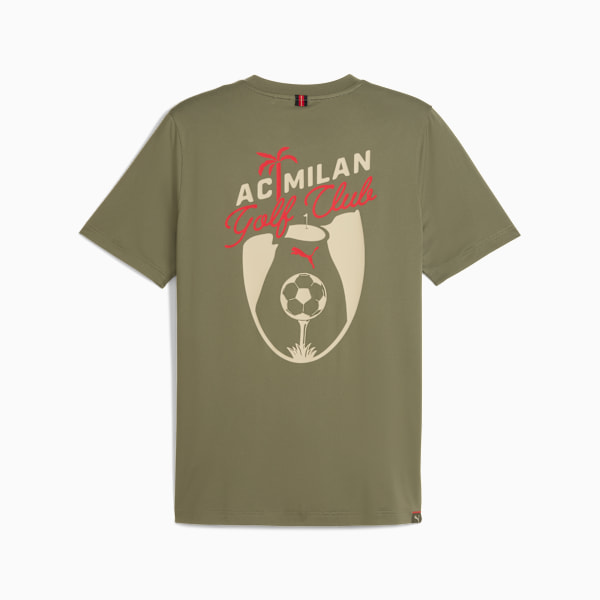 PUMA x AC Milan Golf Tee Men, Dark Sage, large-ZAF