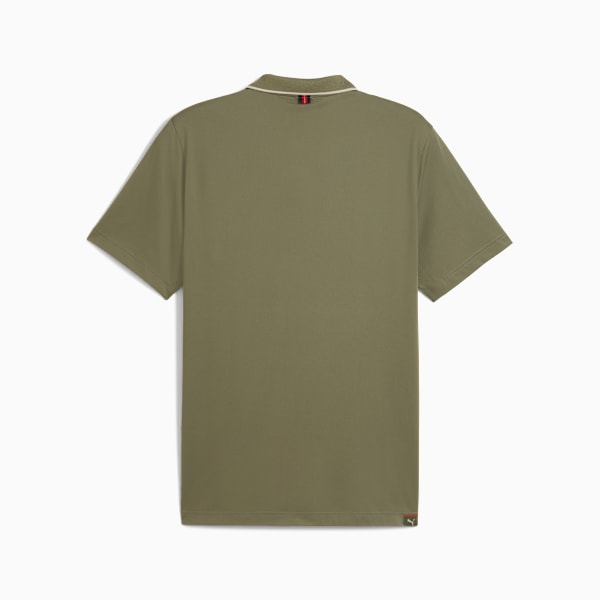 PUMA x AC Milan Golf Polo Men, Dark Sage, large-ZAF