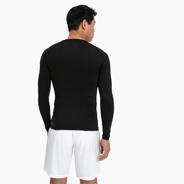 Remera interior de manga larga para hombre LIGA, Puma Black, large-ARG
