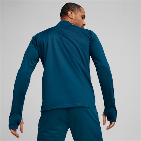 Playera Hombre teamLIGA Quarter-Zip, Ocean Tropic-Poison Pink, large-MEX