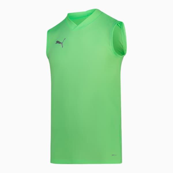 teamFINAL Sleeveless Men's Football Jersey, Fizzy Lime-Puma Silver, large-ZAF