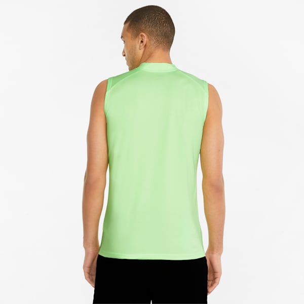 teamFINAL Sleeveless Men's Football Jersey, Fizzy Lime-Puma Silver, large-ZAF