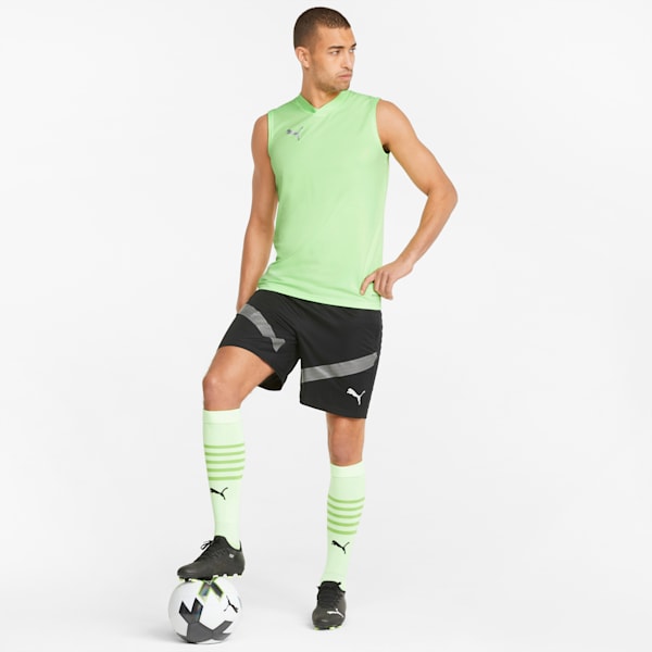 teamFINAL Sleeveless Men's Football Jersey, Fizzy Lime-Puma Silver, large-ZAF