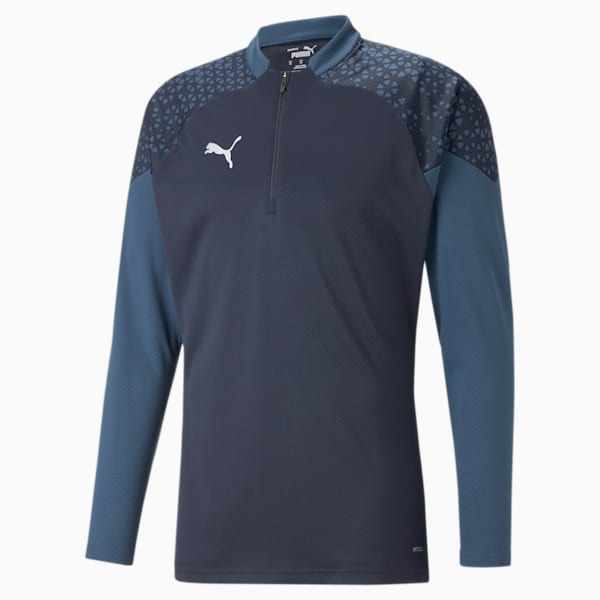 teamCUP Quarter-Zip Football Training Top Men, Parisian Night, large-ZAF
