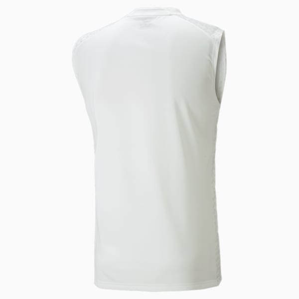 teamCUP Sleeveless Football Training Jersey Men, PUMA White, large-ZAF