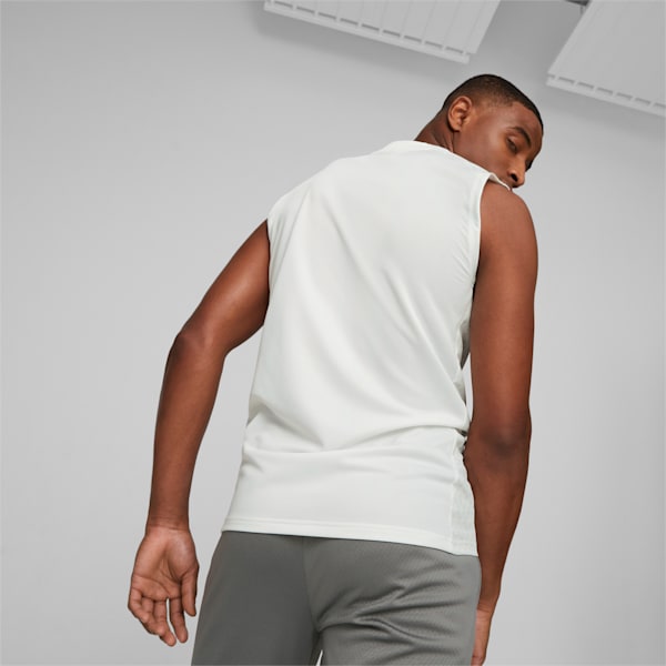 teamCUP Sleeveless Football Training Jersey Men, PUMA White, large-ZAF